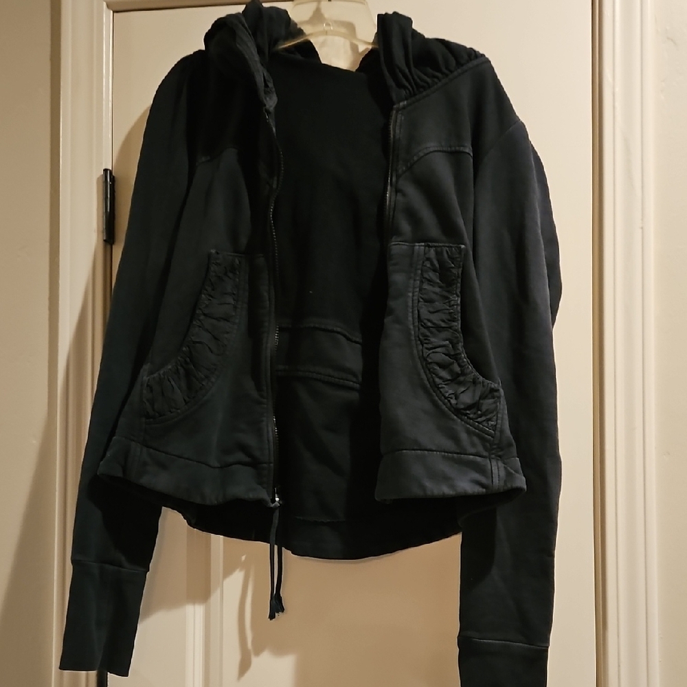 Prairie Underground Black Bomber Jacket
